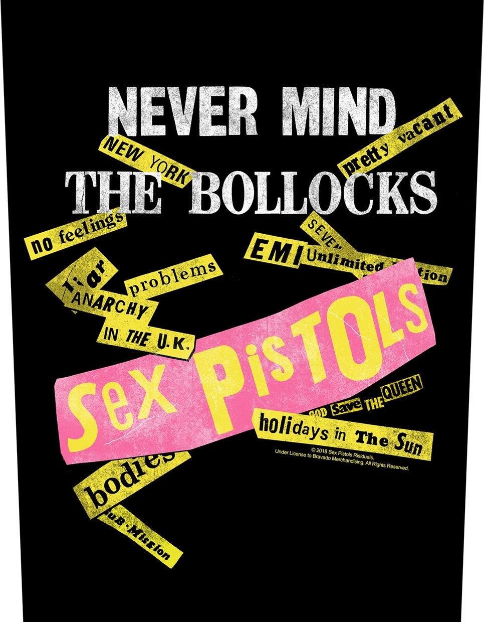 Sex Pistols Never Mind The Bollocks Backpatch - Ceny i