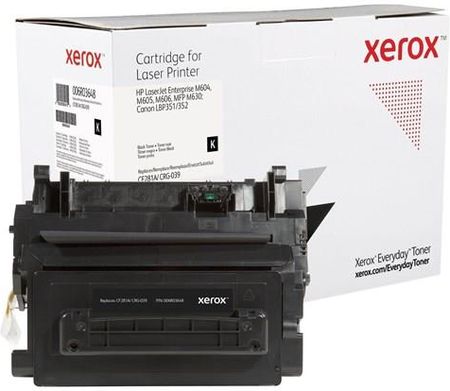 Xerox - black - compatible - toner cartridge (alternative for: HP CF281A Canon CRG-039) - Toner laserowy Czarny (006R03648)