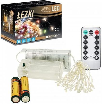 Lampki Dekoracyjne Led "Łezki" 30 3Mb Ip20 Multikolor