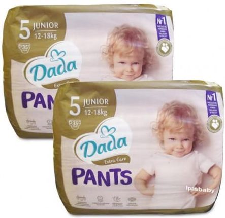 Dada Extra Care Pieluchomajtki Pants 5 Junior 2X35Szt. 70Szt.