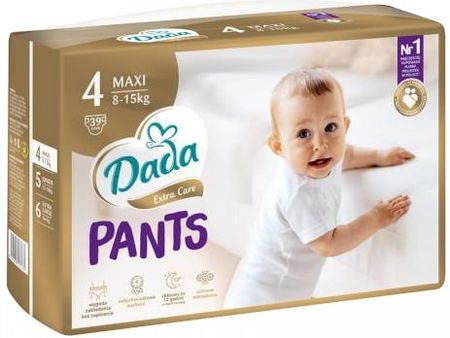 Dada Extra Care Pieluchomajtki Pants 4 Maxi 8-15 Kg 39Szt.
