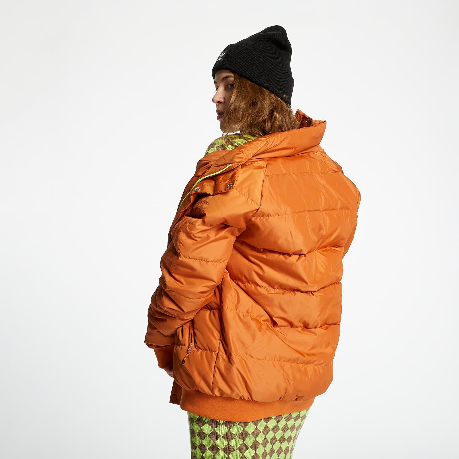 Orange Jonah Hill Adidas Jacket Adidas X Jonah Hill Puff Jacket