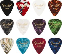 Zdjęcie Fender 351 Shape Celluloid Medley Thin 12 Pack - Radków