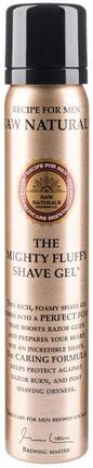 Recipe For Men Żel W Piance Do Golenia  Raw Naturals The Mighty Fluffy Shave Gel 75ml