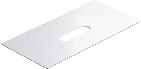 Catalano Horizon Blat Ceramiczny 100X50 Umywalka Po Środku Bez Otworu Na Baterię Cataglaze Biały Połysk 1Pc1005000