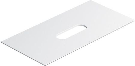 Catalano Horizon Blat Ceramiczny 100X50 Umywalka Po Środku Bez Otworu Na Baterię Cataglaze Biały Matowy 1Pc10050Bm