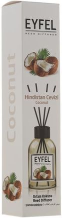 Eyfel Perfume Dyfuzor Zapachowy Kokos Reed Diffuser Coconut 110ml