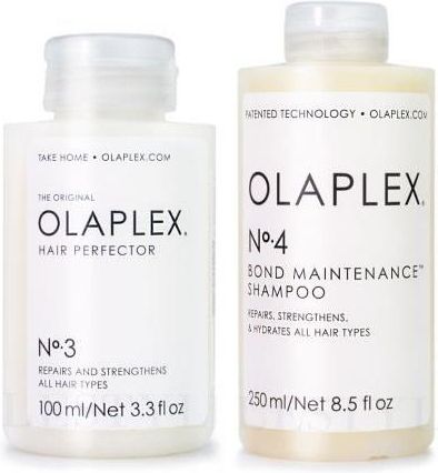 Olaplex Hair Perfector Nr 3 and Olaplex Nr 4 Shampoo Zestaw: regenerująca kuracja do włosów 100ml + szampon odbudowujący 250ml