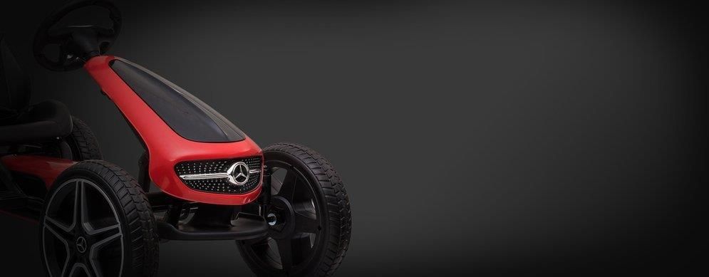 Hecht Mercedes Benz Pedal Go Kart Red Gokart - zdjęcie 7 Hecht Mercedes Benz Pedal Go Kart Red Gokart