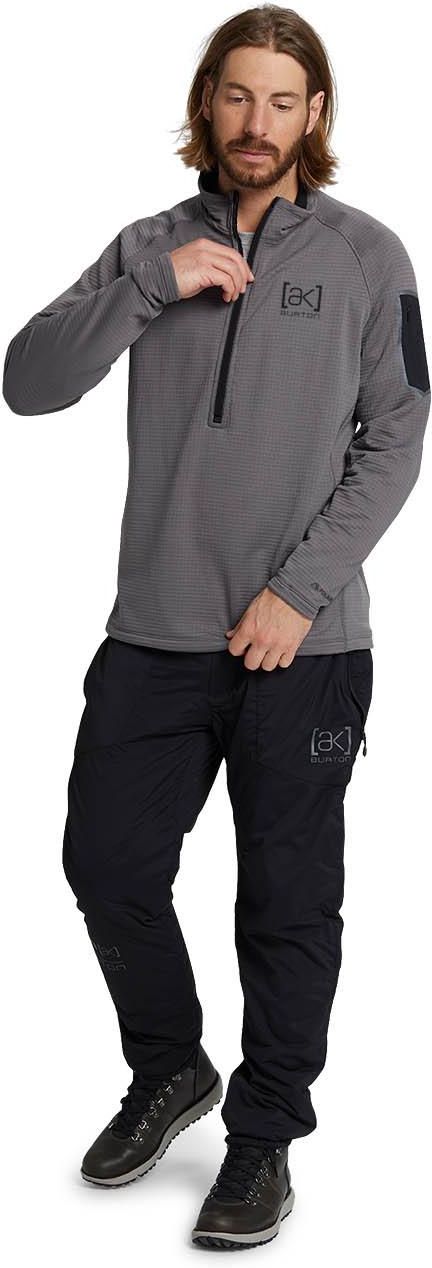 Burton Bluza Techniczna Ak Helium Grid Fleece Half Zip Castlerock