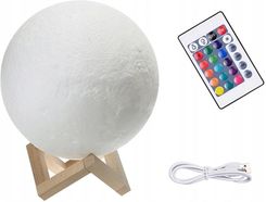 Zdjęcie Lampka Nocna Księżyc 3D Rgb Moon Light Z Pilotem - Pilawa