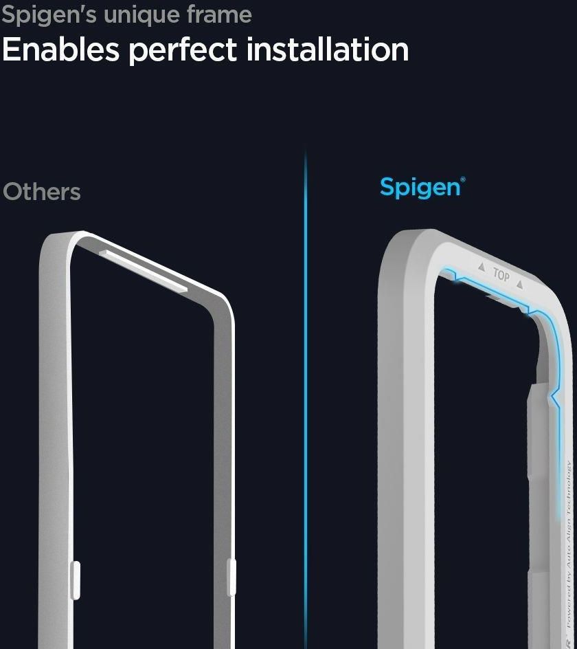 SPIGEN AlignMaster Glass FC 2-Pack do Apple iPhone 12/12 Pro Czarny - zdjęcie 1 SPIGEN AlignMaster Glass FC 2-Pack do Apple iPhone 12/12 Pro Czarny