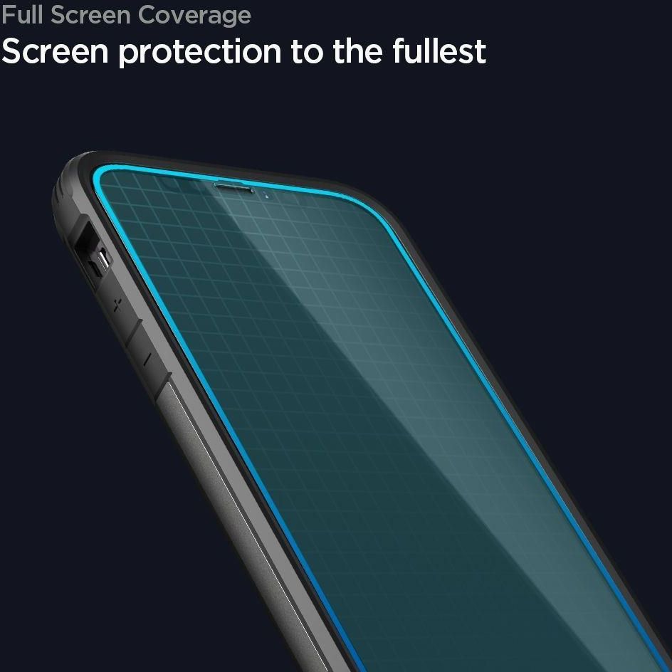 SPIGEN AlignMaster Glass FC 2-Pack do Apple iPhone 12/12 Pro Czarny - zdjęcie 6 SPIGEN AlignMaster Glass FC 2-Pack do Apple iPhone 12/12 Pro Czarny