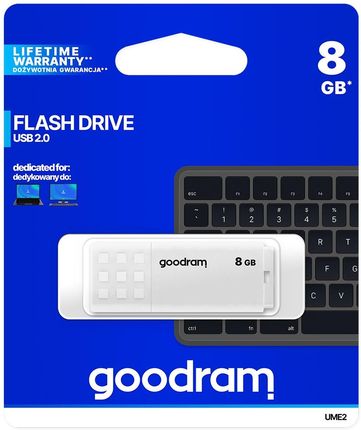GOODRAM 8GB UME2 WHITE USB 2.0 (UME2-0080W0R11)