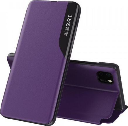Hurtel Eco Leather View Case Huawei Y5p purple