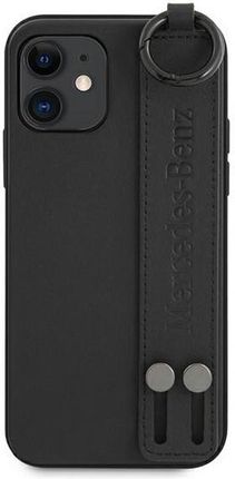 Mercedes MEHCP12SLSSBK iPhone 12 mini 5,4 czarny/black hardcase Strap Line
