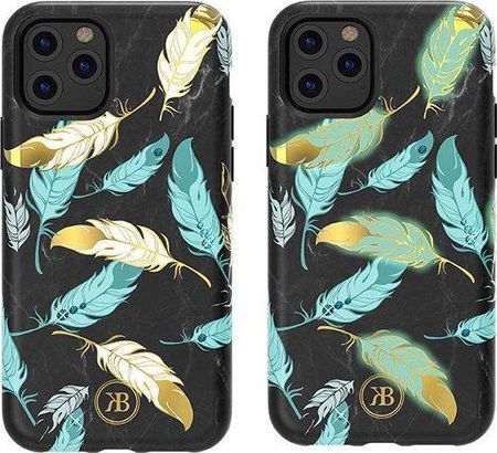 Kingxbar iPhone 11 Pro Forest Series-Gold Feather