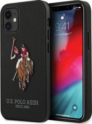 U.S. Polo ASSN USHCP12SPUGFLBK iPhone 12 mini 5,4 czarny/black Polo Embroidery Collection