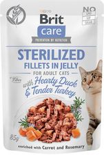 Zdjęcie Brit Care Cat Fillets In Jelly Sterilized Duck And Turkey 24X85G - Poznań