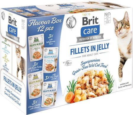 Brit Care Cat Flavour Box Fillet In Jelly 12X85G
