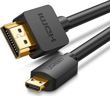 Kabel Ugreen HDMI Micro - HDMI Micro 1m czarny (30148)
