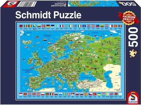 Schmidt Puzzle Pq Odkrywanie Europy G3 500El.