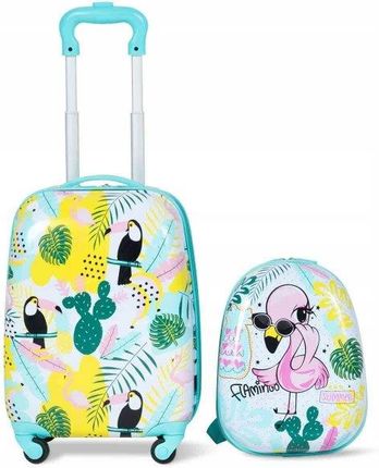Costway Plecak i walizka dla dziecka bagaż podręczny (BG51211)