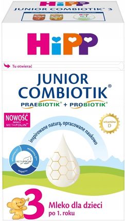 Hipp 3 Junior Combiotik Mleko Dla Dzieci 4X550G