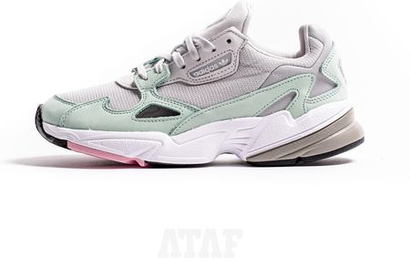 adidas falcon grey one easy green