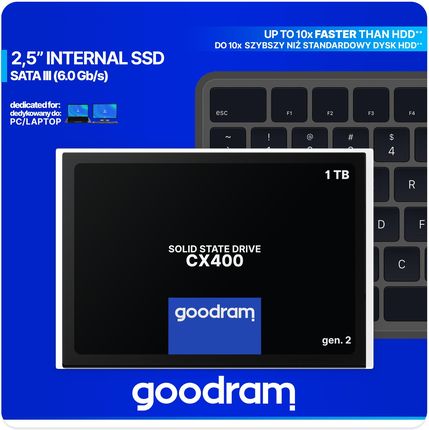 Goodram CX400 1TB 2,5" Sata3 (Ssdpr-Cx400-01T-G2)