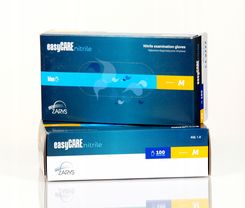 Zdjęcie easyCARE Nitrile Blue Rękawiczki nitrylowe jednorazowe niebieskie M 100szt. - Siedlce