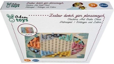 Adam Toys Gra Dwustronna Halama I Węże I Drabiny - zdjęcie 3