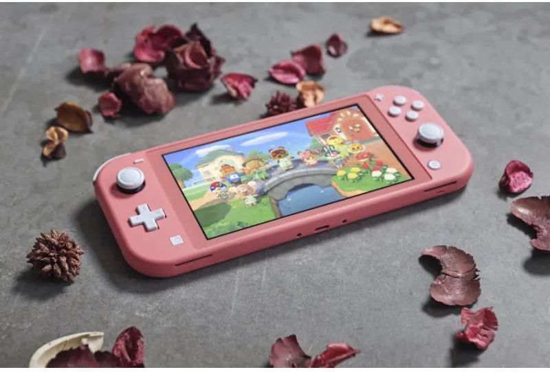 Nintendo Switch Lite with Atsumare Animal Crossing special