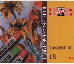 Zdjęcie Koh-I-Nor Pastele Suche 18 Kolorów - Koluszki