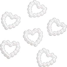 Zdjęcie Serca Białe 25Szt - Dolsk