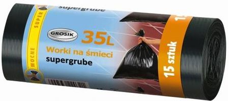 Grosik Worki Na Śmieci Ld 35L 15Szt. Supergrube