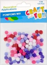 Zdjęcie Craft With Fun Cf Ozdoba Dek Pompon 1Cm/120Szt Pbh 40/400 (Pomp120) - Miłomłyn
