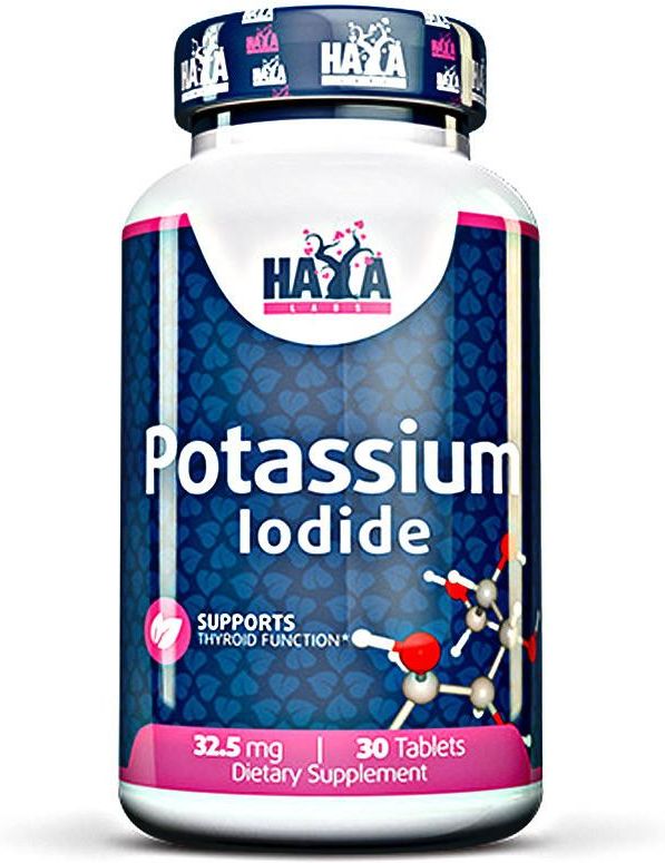 Haya Labs Potassium Iodide 32 5mg 30tabs Opinie I Ceny Na Ceneo Pl