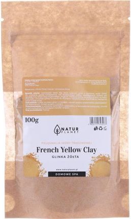 Natur Planet Maska Do Twarzy Z Glinki French Yellow Clay 100G