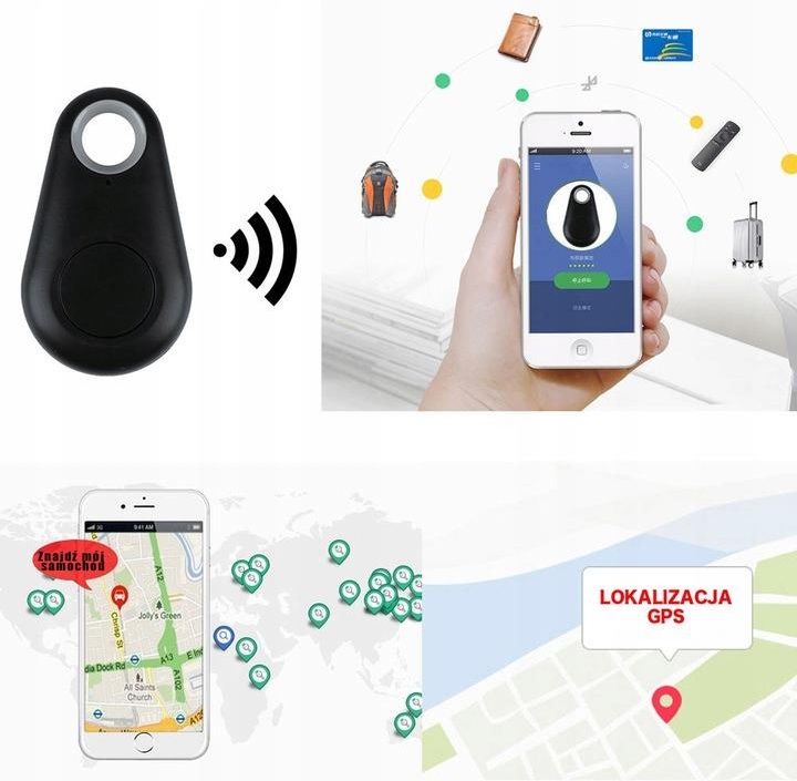 LOKALIZATOR KLUCZY BLUETOOTH BRELOK GPS KEY FINDER - zdjęcie 8 LOKALIZATOR KLUCZY BLUETOOTH BRELOK GPS KEY FINDER