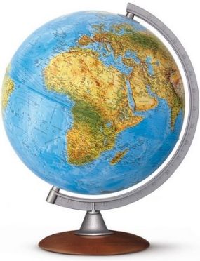 Nova Rico Sat Globe Globus Podświetlany Fizyczny Kula 30cm