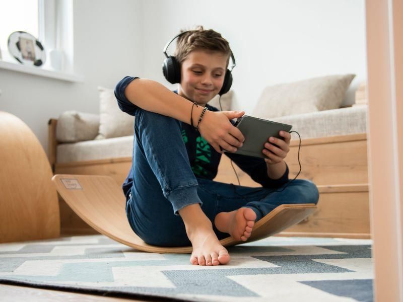 Deska balansująca dla dzieci KidiBoard Balance Board z Atestem - zdjęcie 3 Deska balansująca dla dzieci KidiBoard Balance Board z Atestem