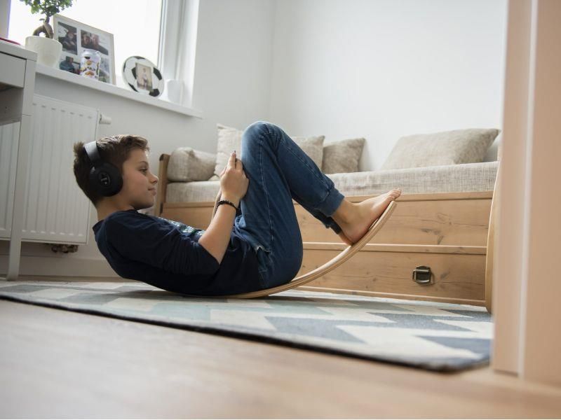 Deska balansująca dla dzieci KidiBoard Balance Board z Atestem - zdjęcie 2 Deska balansująca dla dzieci KidiBoard Balance Board z Atestem