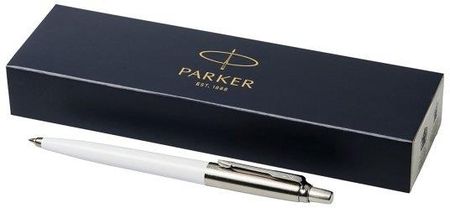 Parker Długopis Jotter Z Twoim Grawerem + Pudełko Prezentowe (Biały)