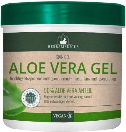 Herbamedicus Żel Z Wyciągiem Z Aloesu 50% Aloe Vera 250 ml