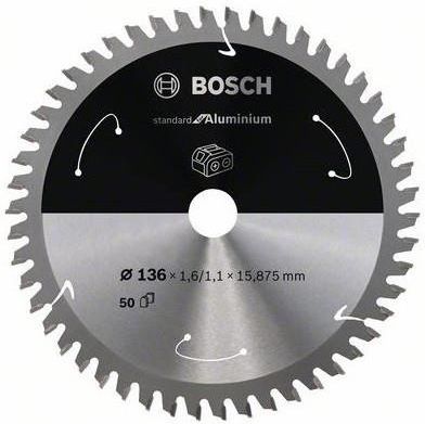 Bosch Tarcza Tnąca Standard For Aluminium Do Pił Akumulatorowych 2608837753