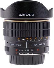 Samyang 8mm f/3.5 Aspherical IF MC Fish-Eye (Samsung NX)