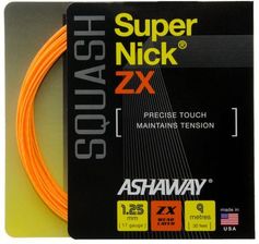 Zdjęcie Ashaway Naciąg Do Squasha Ashaway Supernick Zx Orange 17 9 M  - Radomsko