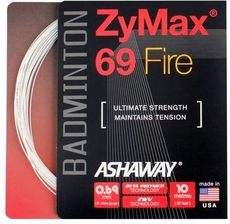 Zdjęcie Ashaway Naciąg Do Badmintona Ashaway Zymax 69 Fire White 10 118291  - Myszków