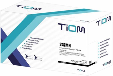 Tiom toner do Brother 247MN | TN247M | 2300 str. | magenta (Ti-LB247MN)